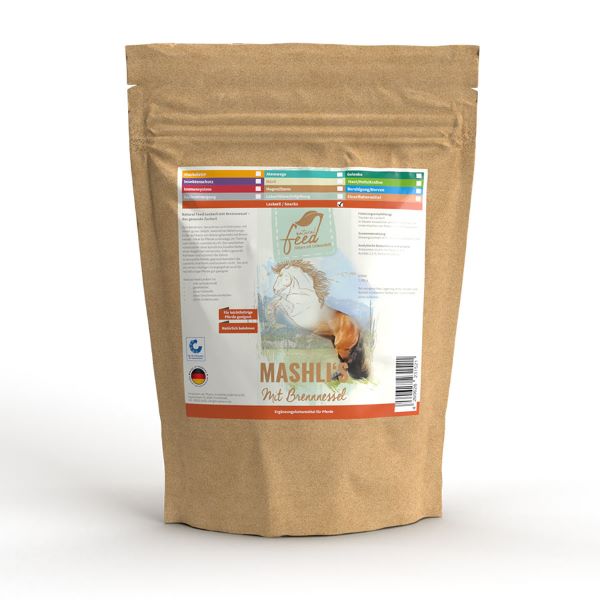 Natural Feed Mashli´s mit Brennnessel ? das gesunde Zuckerl 