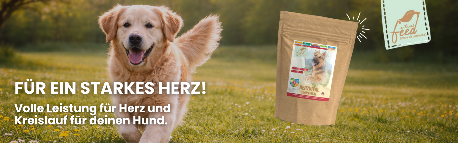 Herzvital von Natural Feed für Deinen Hund