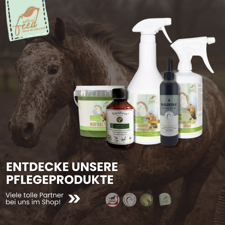 Pflegeprodukte auch von Partnern im Sortiment